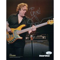 Stuart Hamm Bassist Signed 8x10 Cardstock Promo Photo JSA Authenticated