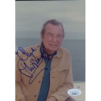 Phil Harris Actor Signed 5x7 Matte Photo JSA Authenticated