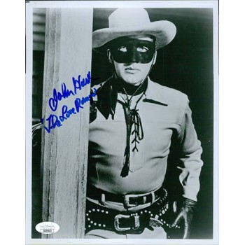 John Hart The Lone Ranger Actor Signed 8x10 Glossy Photo JSA Authenticated