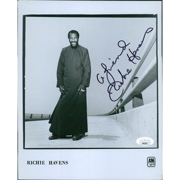 Richie Havens Signer Signed 8x10 Glossy Promo Photo JSA Authenticated