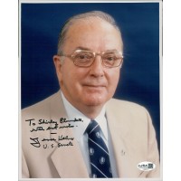 Jesse Helms North Carolina Senator Signed 8x10 Matte Photo JSA Authenticated