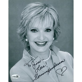 Florence Henderson Actress Signed 8x10 Cardstock Photo JSA Authenticated Kinks Florence Henderson Actress Signed 8x10 Cardstock Photo JSA Authenticated Kinks