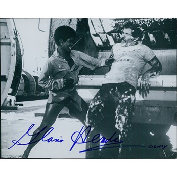 Gloria Hendry 007 Live & Let Die Signed 8x10 Stock Card Photo JSA Authenticated
