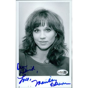 Marilu Henner Actress Signed 5x8 Glossy Photo JSA Authenticated Personalized