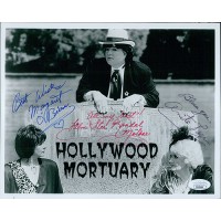 Hollywood Mortuary O'Brien, Page, Malone Signed 8x10 Photo JSA Authenticated