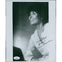 Lena Horne Actress Singer Dancer Signed 8x10 Glossy Photo JSA Authenticated