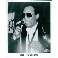 Joe Houston Jazz Musician Signed 8x10 Glossy Promo Photo JSA Authenticated