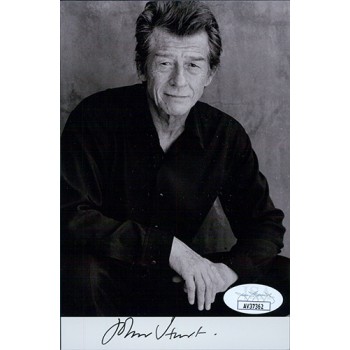 John Hurt Actor Signed 4x6 Matte Photo JSA Authenticated