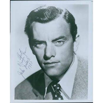 John Ireland Actor Signed 8x10 Glossy Photo JSA Authenticated