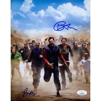 Jackass Bam Margera And Preston Lacy Signed 8x10 Glossy Photo JSA Authenticated