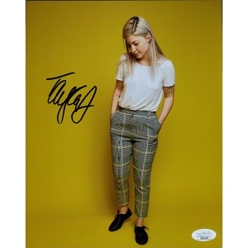 Taylor Janzen Singer Signed 8x10 Matte Photo JSA Authenticated