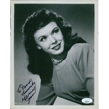 Gloria Jean Actress Signed 8x10 Original Still Glossy Photo JSA Authenticated