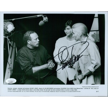 Quincy Jones Music Producer Signed 8x10 Glossy Photo JSA Authenticated