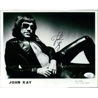 John Kay Steppenwolf Guitarist Signed 8x10 Glossy Photo JSA Authenticated