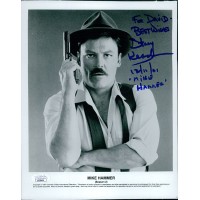 Stacy Keach Mike Hammer Actor Signed 8x10 Matte Promo Photo JSA Authenticated