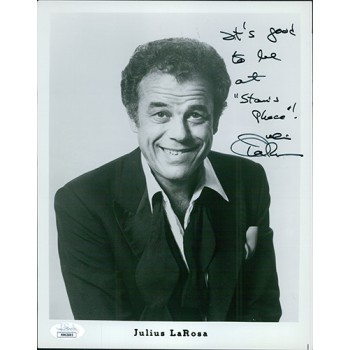 Julius LaRosa Singer Signed 8x10 Glossy Promo Photo JSA Authenticated