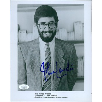 John Landis The Three Amigos Director Signed 8x10 Glossy Photo JSA Authentic