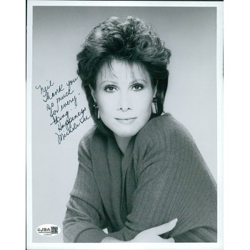 Michele Lee Actress Signed 8x10 Glossy Photo JSA Authenticated