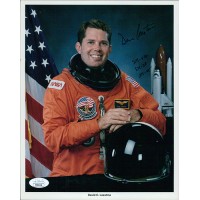 David Leestma Astronaut Signed 8x10 Card Stock Promo Photo JSA Authenticated
