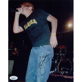 Brock Lindow 36 Crazyfists Singer Signed 8x10 Cardstock Photo JSA Authenticated