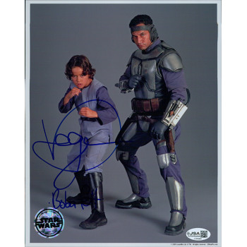 Daniel Logan Star Wars Boba Fett Signed 8x10 Matte Photo JSA Authenticated