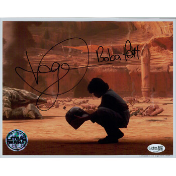 Daniel Logan Star Wars Boba Fett Signed 8x10 Matte Photo JSA Authenticated Daniel Logan Star Wars Boba Fett Signed 8x10 Matte Photo JSA Authenticated