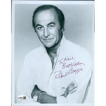 Robert Loggia Actor Signed 8x10 Glossy Photo JSA Authenticated Personalized