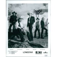 Lonestar Country Music Group Signed 8x10 Matte Promo Photo JSA Authenticated
