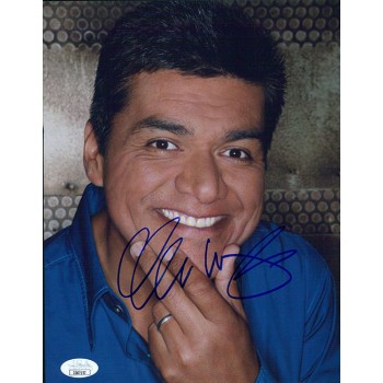 George Lopez Actor Comedian Signed 8x10 Glossy Photo JSA Authenticated