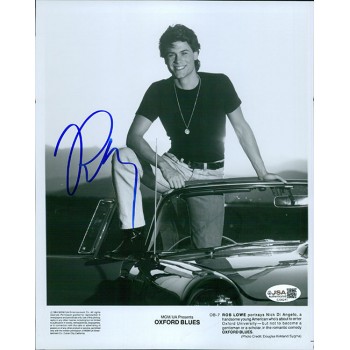 Rob Lowe Oxford Blues Actor Signed 8x10 Glossy Photo JSA Authenticated