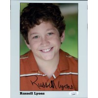 Russell Lyons Actor Signed 8x10 Matte Photo JSA Authenticated
