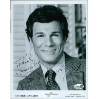 George Maharis Actor Singer Signed 8x10 Glossy Promo Photo JSA Authenticated