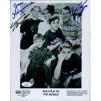 Malcolm In The Middle Cast Signed 8x10 Glossy Photo JSA Authentic Bryan Cranston