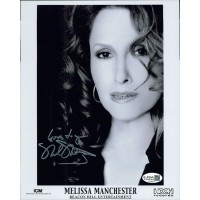 Melissa Manchester Actress Singer Signed 8x10 Matte Photo JSA Authenticated