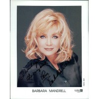 Barbara Mandrell Actress Singer Signed 8x10 Cardstock Photo JSA Authentic Kinks