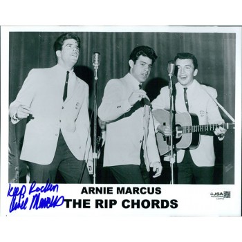 Arnie Marcus The Rip Chords Signed 8x10 Glossy Photo JSA Authenticated