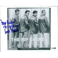 Arnie Marcus The Rip Chords Signed 8x10 Glossy Photo JSA Authenticated