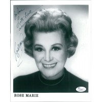Rose Marie Actress Comedian Signed 8x10 Glossy Photo JSA Authenticated