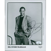 Branford Marsalis Jazz Musician Signed 8x10 Glossy Promo Photo JSA Authenticated