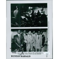Wynton Marsalis Jazz Musician Signed 8x10 Glossy Promo Photo JSA Authenticated