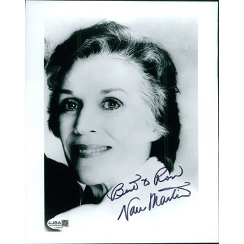 Nan Martin Actress Signed 8x10 Glossy Photo JSA Authenticated Personalized