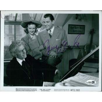 Tony Martin The Big Store Actor Singer Signed 8x10 Glossy Photo JSA Authentic