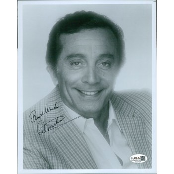 Al Martino Actor Singer Signed 8x10 Glossy Photo JSA Authenticated