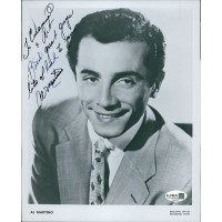Al Martino Actor Singer Signed 8x10 Glossy Photo JSA Authenticated Personalized