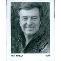 Ron Masak Actor Signed 8x10 Glossy Promo Photo JSA Authenticated Personalized