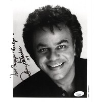 Johnny Mathis Singer Signed 8x10 Glossy Photo JSA Authenticated
