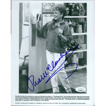 Rue McClanahan The Golden Girls Signed 8x10 Glossy Promo Photo JSA Authenticated