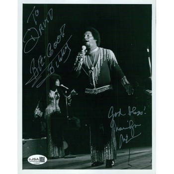 Marilyn McCoo And Billy Davis Jr. Signed 7x9 Original Photo JSA Authenticated