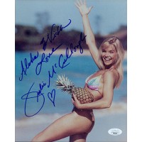 Julie McCullough Actress Model Signed 8x10 Glossy Photo JSA Authenticated