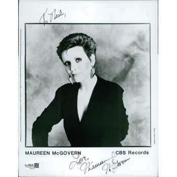 Maureen McGovern Singer Signed 8x10 Glossy Promo Photo JSA Authenticated Kinks